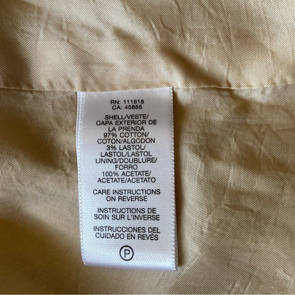 Michael Kors Beige Short Swing Trench Coat - Picture 11 of 14